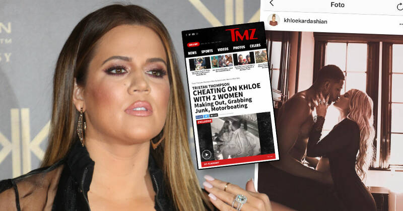 Chocken: Khloé Kardashian försvarar Tristan efter ...