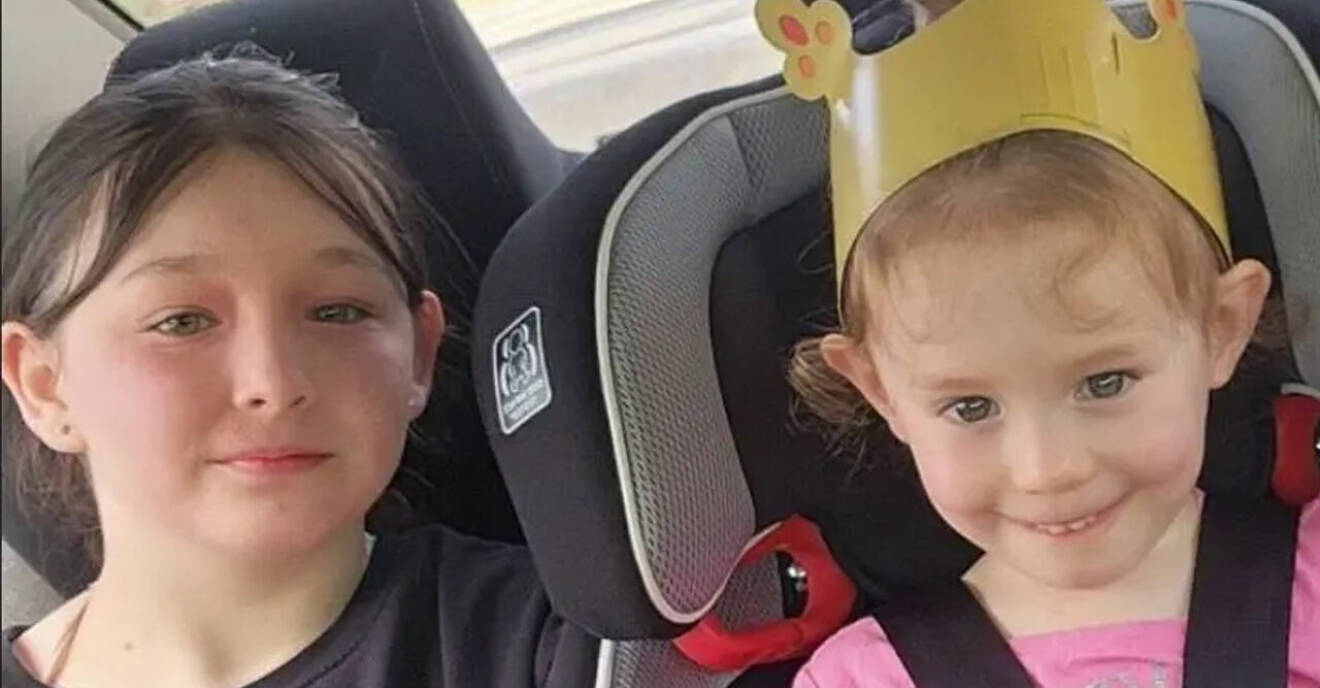 Kylie, 11, och Kylann, 4, blev kidnappade under ett besök på Burger King.
