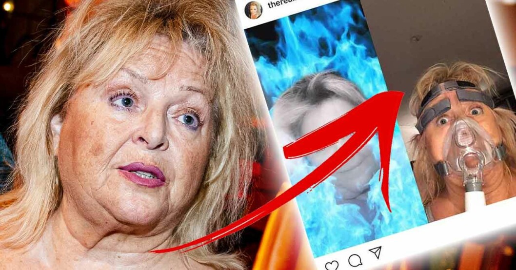 Kikki Danielsson tvingas bära mask