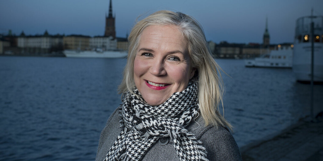 Kim Kärnfalk hur hon ser ut numera.