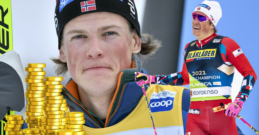 Så mycket tjänar norske skidkungen Johannes Hösflot Kläbo – prispengarna från VM.