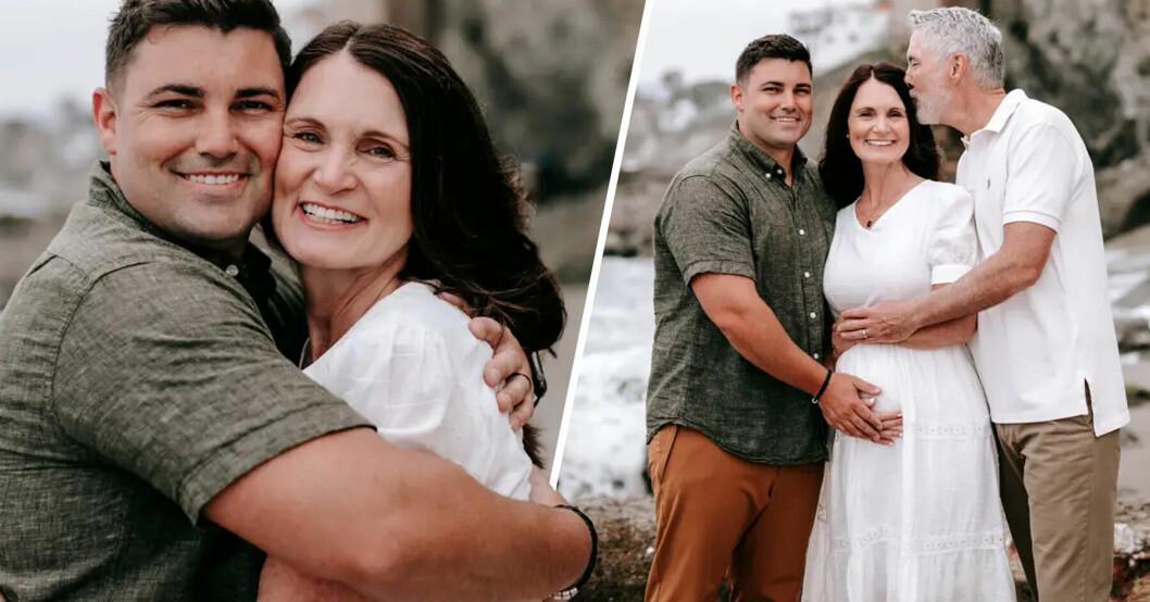 Nancy Hauck, 56, är gravid med sitt eget barnbarn