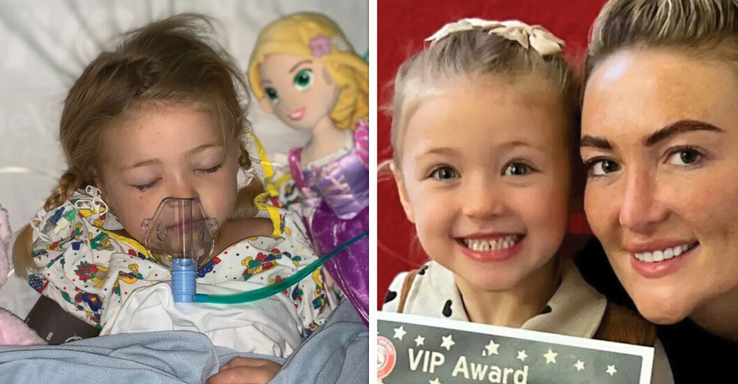 Familjens mardröm – 4-åriga dottern smittades av köttätande bakterie