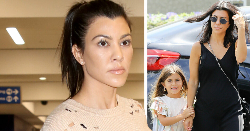 Kourtney Kardashian försvarar dottern Penelope efter händelsen