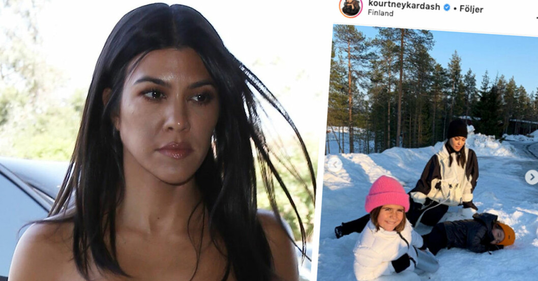 Kourtney Kardashian slår tillbaka efter kritiken mot resan med barnen