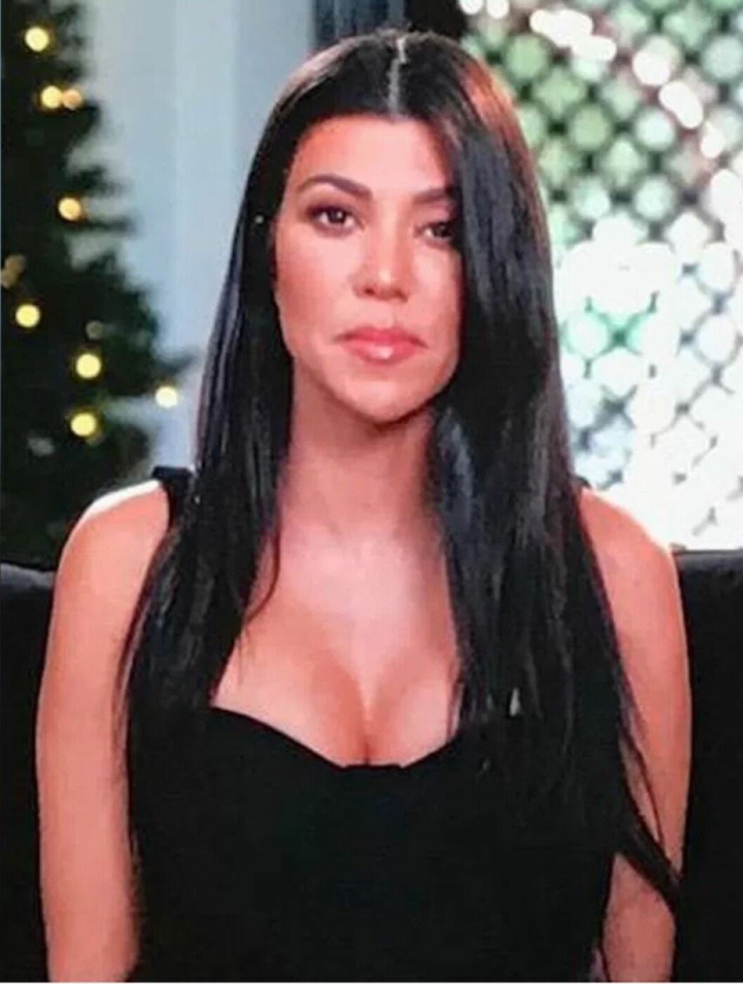 Är det ett hängande ögonlock vi ser, Kourtney?