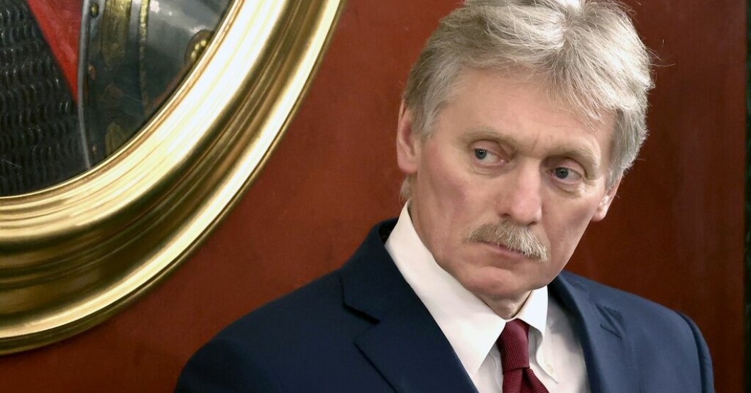 Kremls talesman Dmitrij Peskov påstår att ukrainare utfört en terrorattack i Ryssland. Kreml: Ukrainsk "terrorattack" i Ryssland