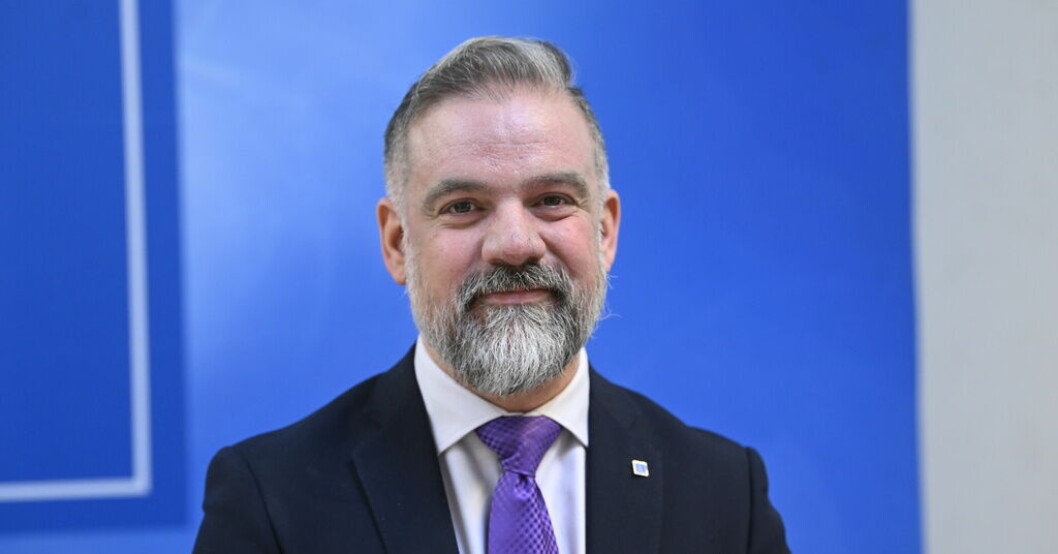 Kristdemokraternas partisekreterare Johan Ingerö lämnar sin post. Arkivbild. KD:s partisekreterare lämnar efter polisanmälan