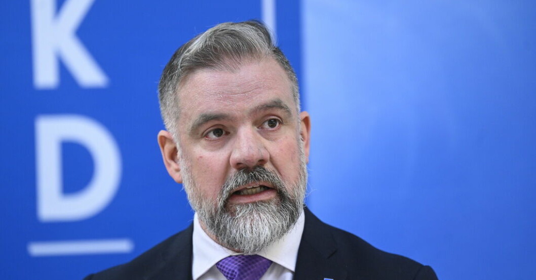 Kristdemokraternas tidigare partisekreterare Johan Ingerö. Arkivbild. Ingen utredning om brott mot KD-topp