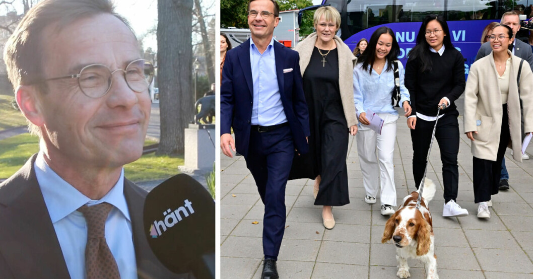 Statsminister Ulf Kristersson om utmaningen i relationen med frun Birgitta Ed.