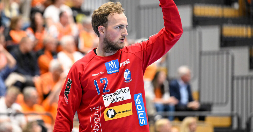 Kristianstads målvakt Gustaf Banke. Arkivbild. Kristianstad vann ny finalrysare i förlängning