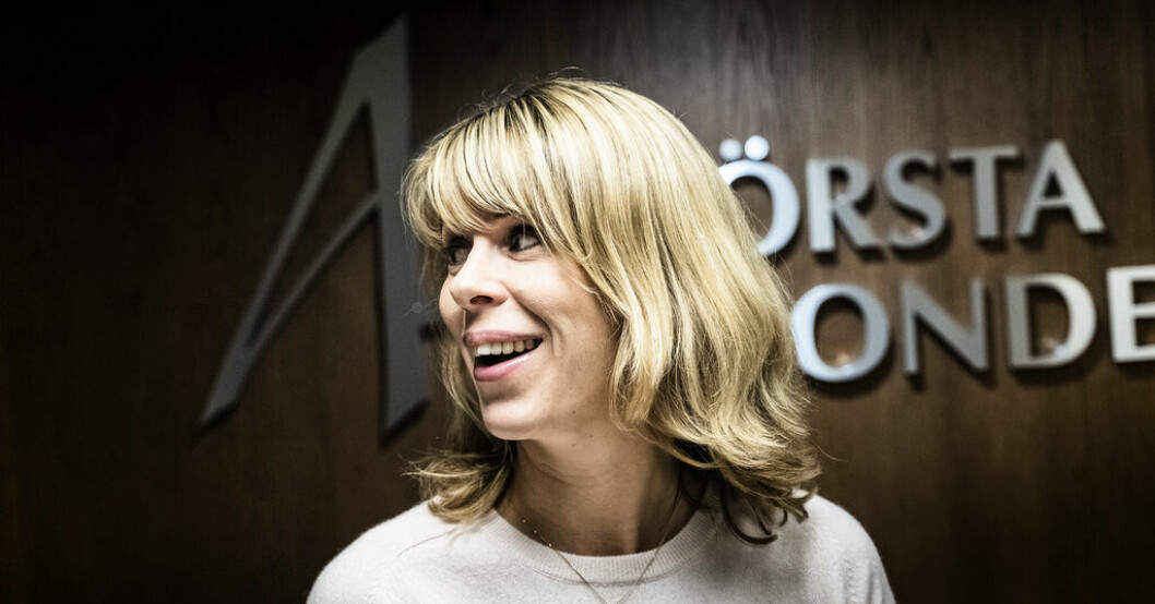 Kristin Magnusson Bernard, vd på Första AP-fonden. Arkivbild. AP-fond röstar emot orimliga vd-löner