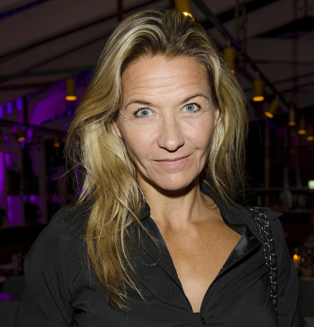 Kristin Kaspersen är nöjd med att vara singel. Kristin Kaspersen är nöjd med att vara singel.