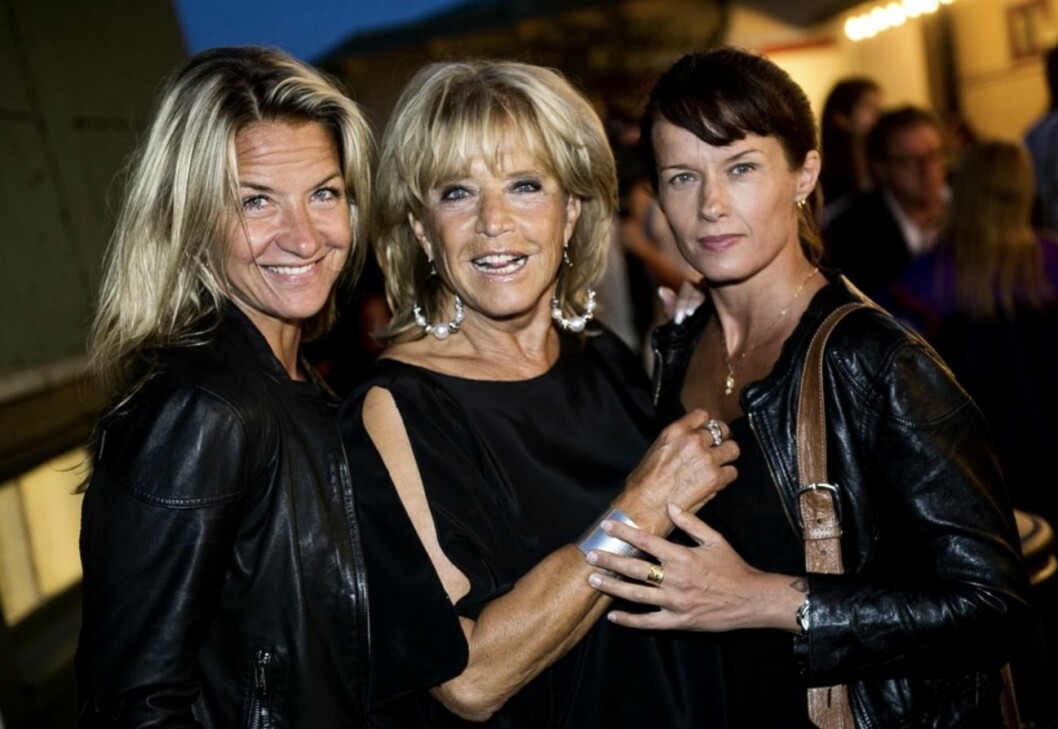 FOTO: Pontus Orre/TT Barbro Svensson "Lill-Babs" med döttrarna Kristin Kaspersen och Malin Berghagen