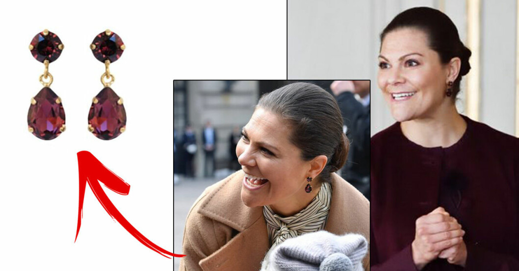 Här hittar du kronprinsessan Victorias populära örhängen