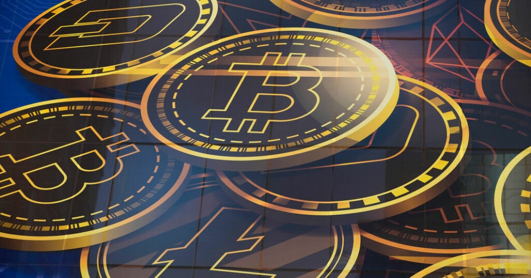 Kryptovalutan bitcoin har fått luft under vingarna sedan investerare börjat spekulera i att centralbankerna snart är klara med räntehöjningarna. Arkivbild Bitcoin-rally i bankfrossans skugga