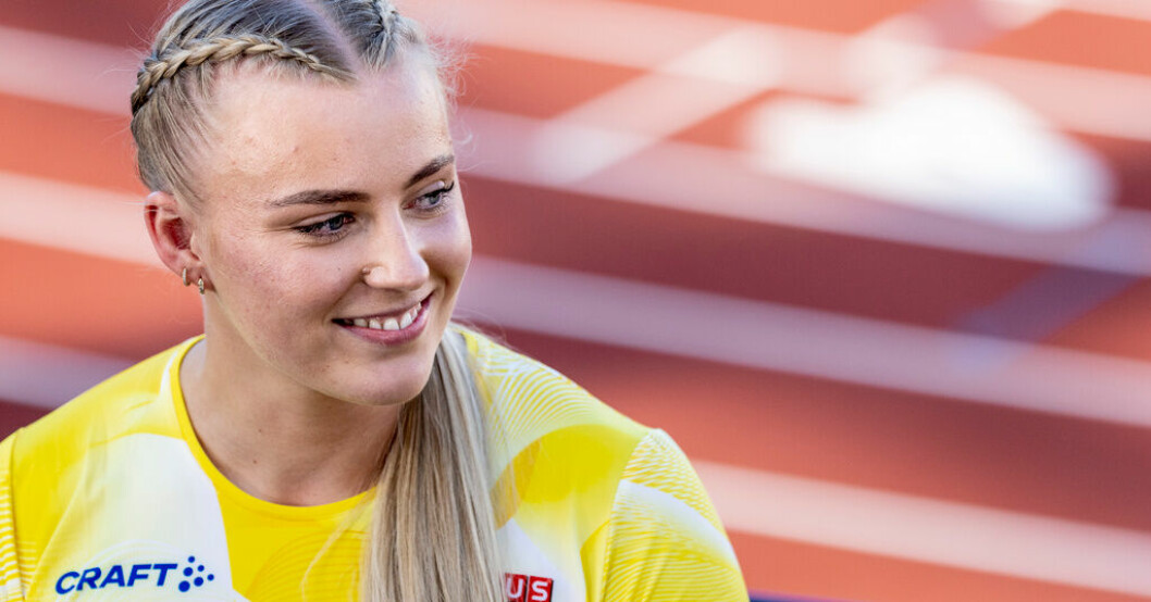 Kulstötaren Axelina Johansson har stött ett nytt svenskt rekord i kula. Arkivbild. Rekord-Axelina: "Himla skön känsla"