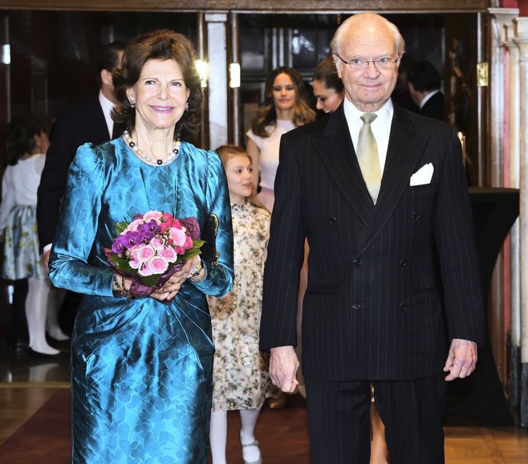 FOTO: Karin Törnblom/TT drottnings Silvia och kungen