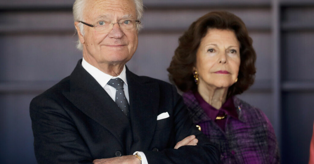 Kung Carl XVI Gustaf och drottning Silvia. Arkivbild. Kungaparet gratulerar Loreen: "Euforiskt"