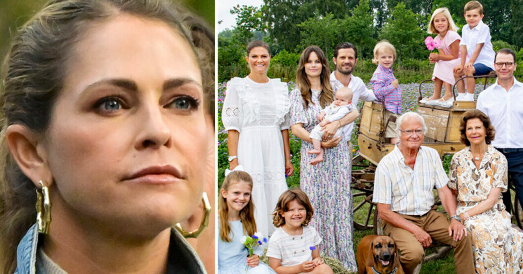 prinsessan Madeleine med familj