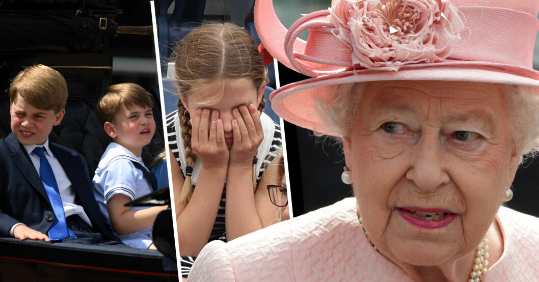 Drottning Elizabeth förbjuder barnen att spela brädspelet.