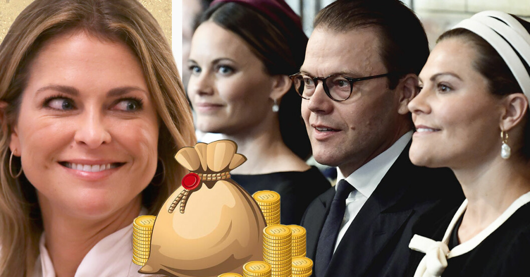 Prinsessan Madeleine, Sofia Hellqvist, prins Daniel och kronprinsessan Victoria.