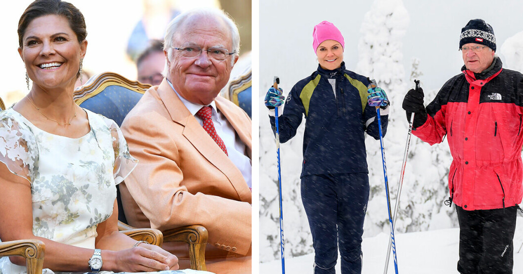 Kungen och kronprinsessan Victoria