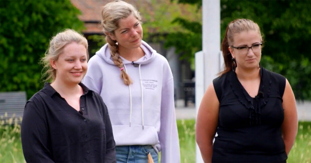 Davids brevskrivare Cecilia, Matilda och Irina.