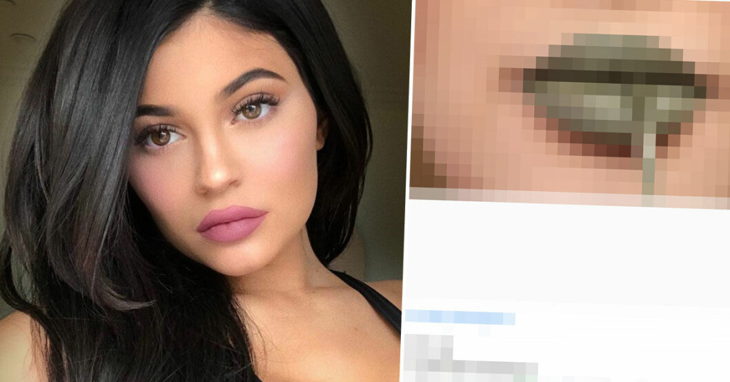 Kylie Jenner lanserar ett nytt läppstift i färgen Ironic som får följarna att skratta.