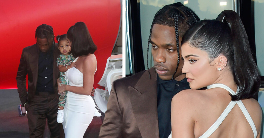 Kylie Jenner och Travis Scott. Kylie Jenner har ett av- och på-förhållande med Travis Scott.