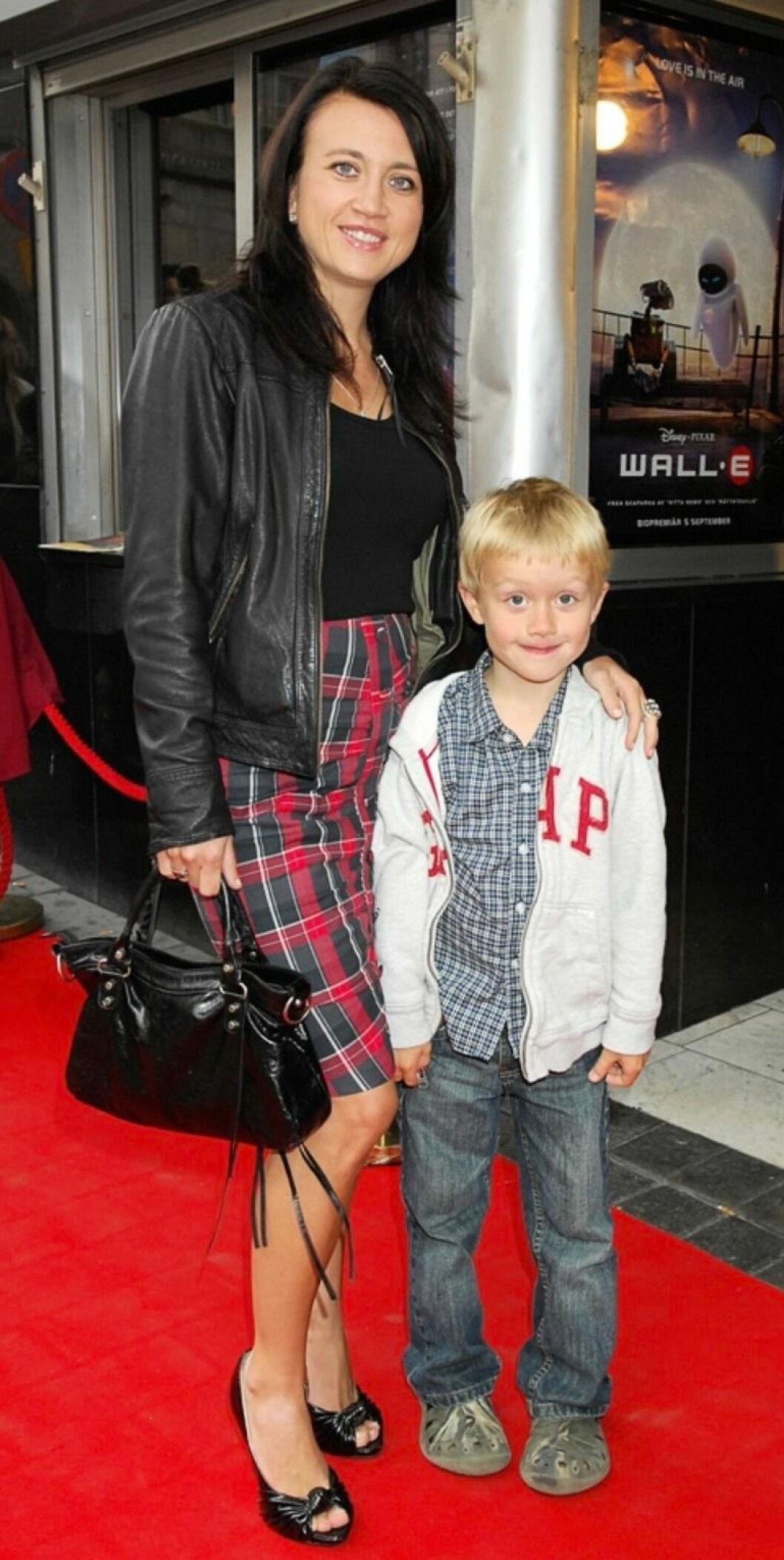 FOTO: Cecilia Liljeton/TT Camilla Läckberg och sonen wille