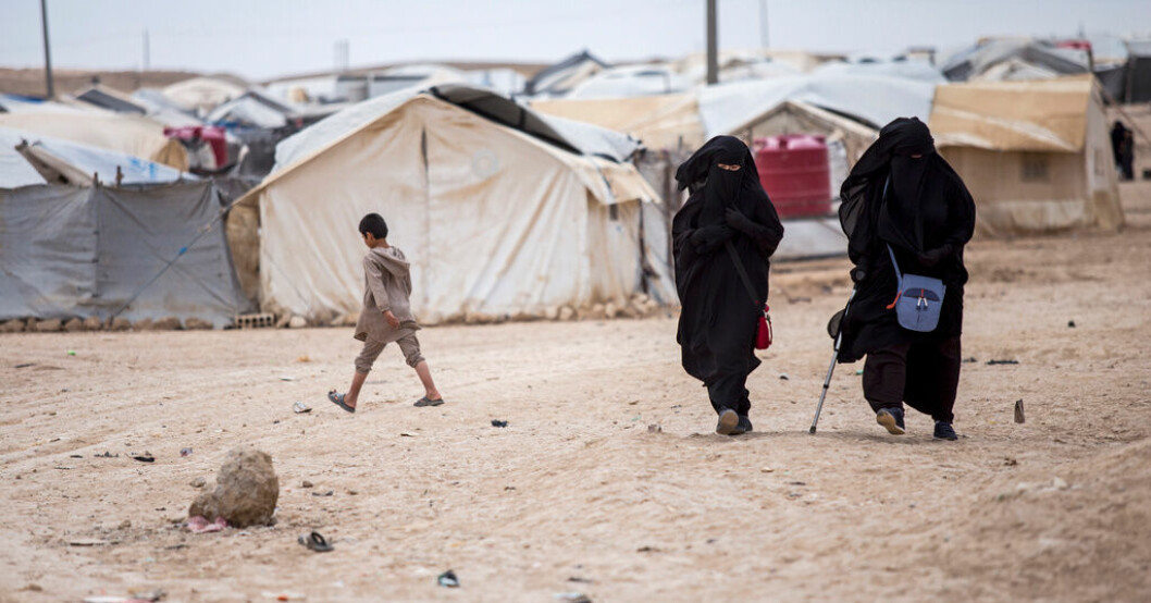 Lägret al-Hol i Syrien. Arkivbild. Kanada tar hem tio barn från IS-läger