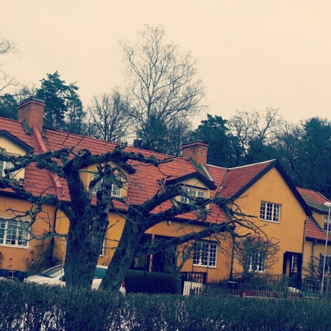 Laila postar en bild på nya huset på sin blogg. Foto: Lailabagge.se Laila postar en bild på nya huset på sin blogg. Foto: Lailabagge.se