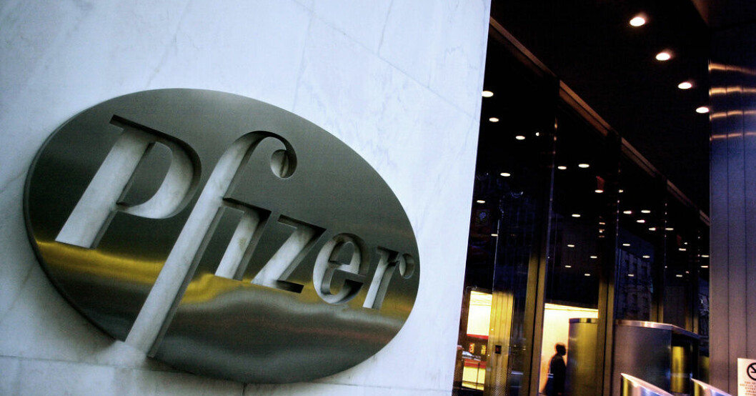 Läkemedelsjätten Pfizer klår förväntningarna trots kraftiga fall nedåt för både vinst och försäljning. Arkivbild Kurslyft trots vinstras för Pfizer