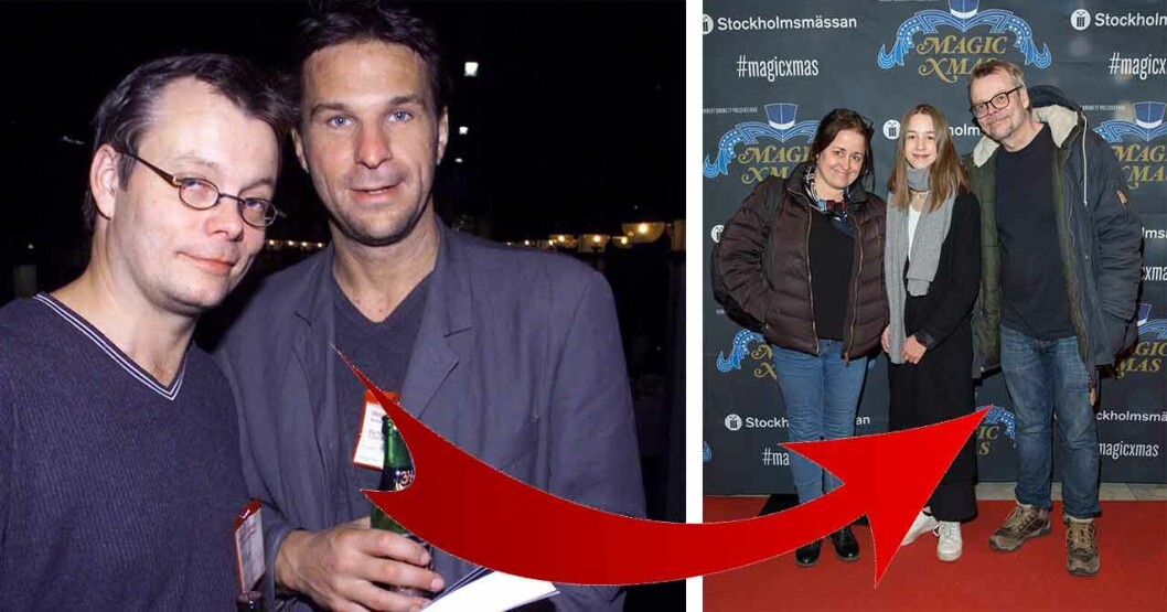 Lars in de Betou med Anders Lundin. Lars är gift med skådisen Magdalena in de Betou, här med dottern Sara. Lars in de Betou och Anders Lundin. Magdalena in De Betou.