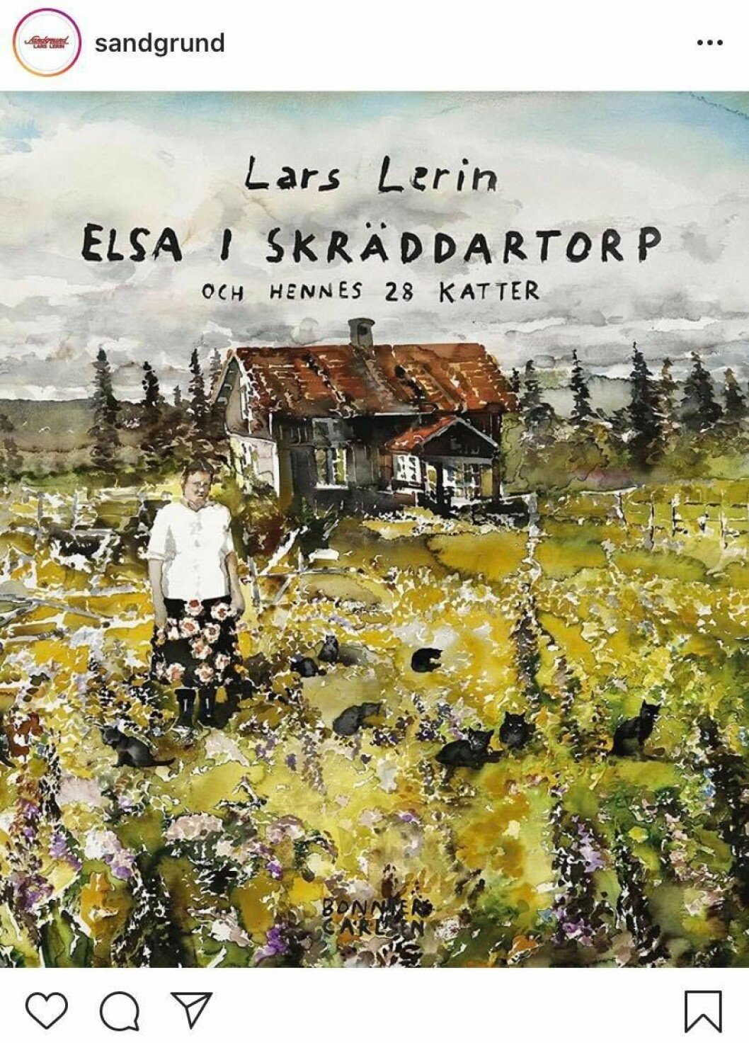 FOTO: Instagram Lars Lerins glädjebesked