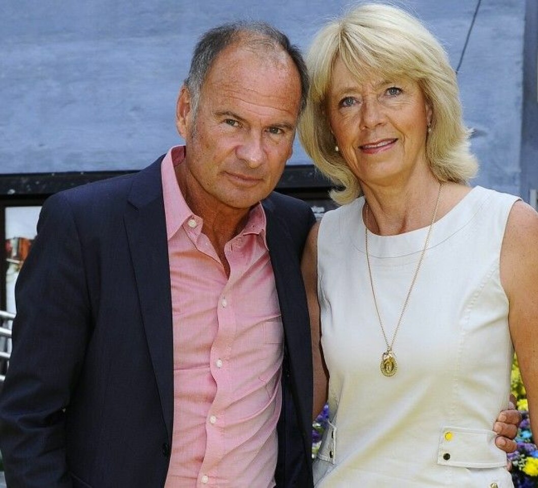 Lasse Holm med sin älskade Kerstin Holm. Foto: IBL Lasse Holm med sin älskade Kerstin Holm. Foto: IBL