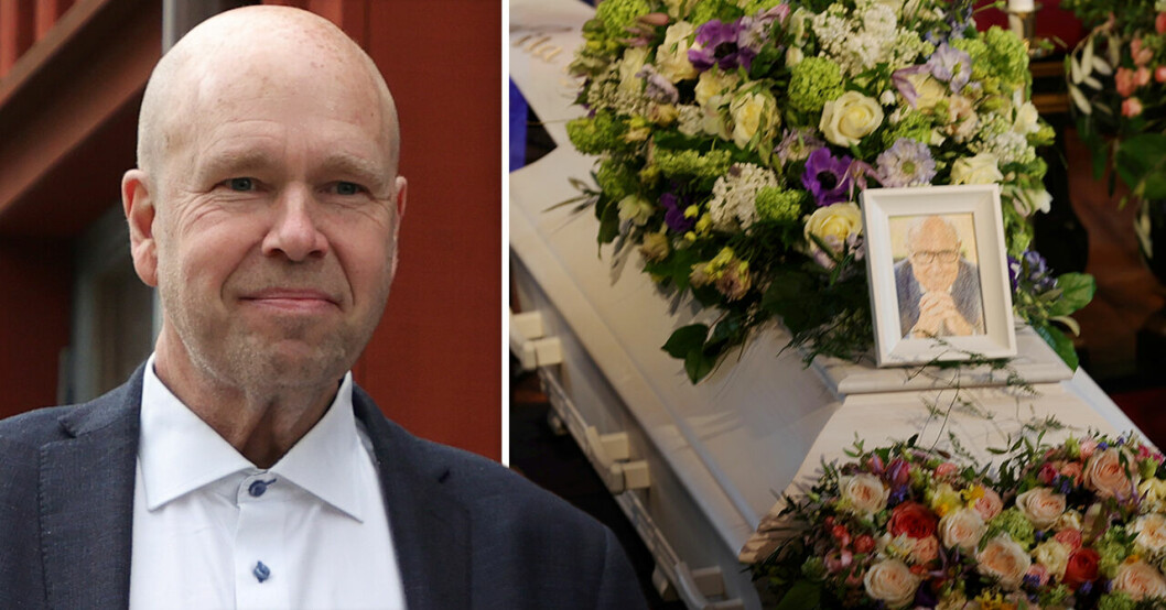 Ingvar Oldsbergs begravning