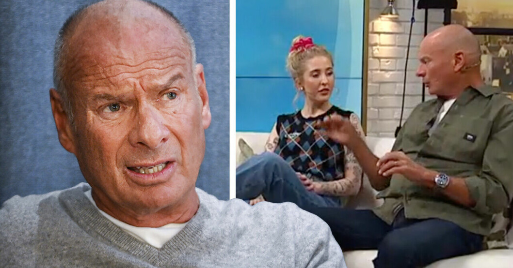 Lassa Holm och Peg Parnevik i Nyhetsmorgon