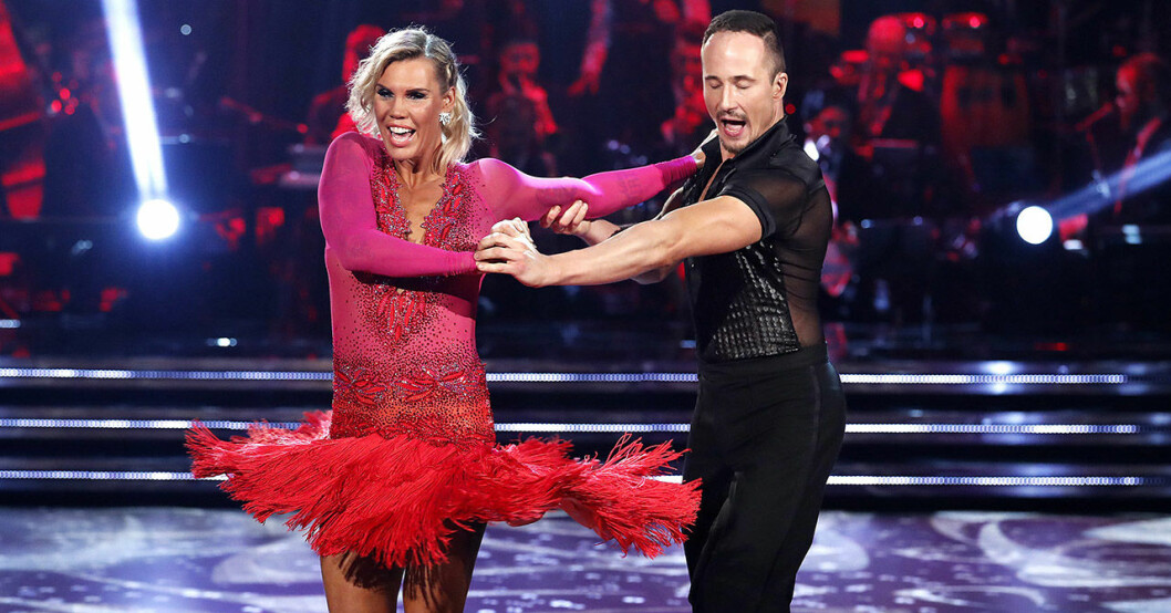 Mikaela Laurén och Kristjan Lootus i Let's dance 2017. Mikaela Laurén och Kristjan Lootus i Let's dance 2017.