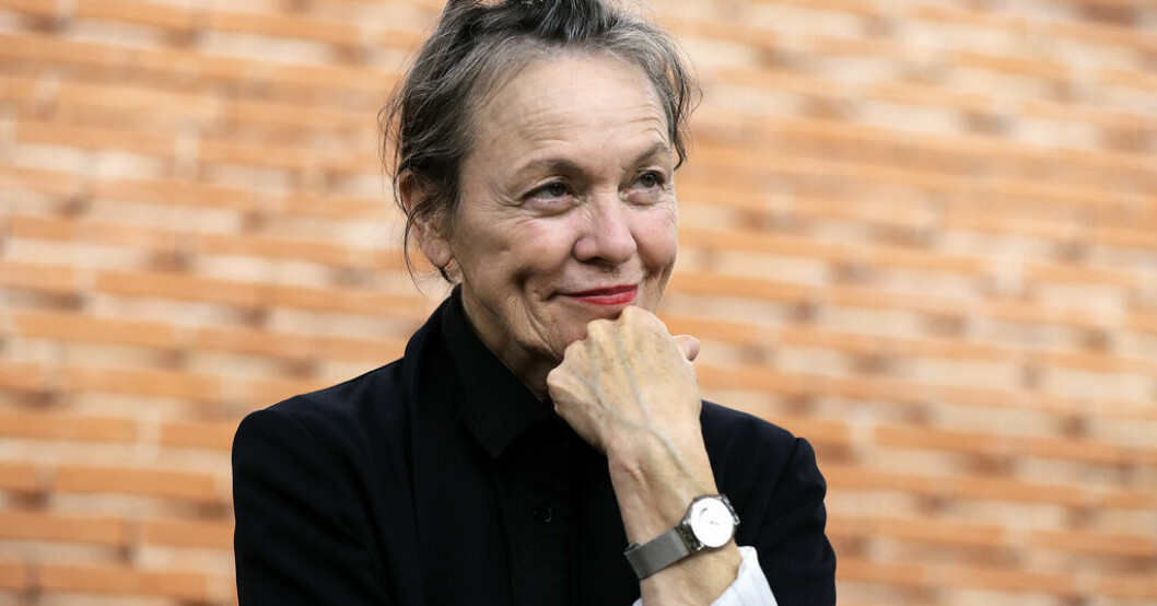 Laurie Anderson spelar på Cirkus samma kväll som hennes utställning öppnat på Moderna Museet i Stockholm. Arkivbild. Laurie Anderson spelar på Cirkus