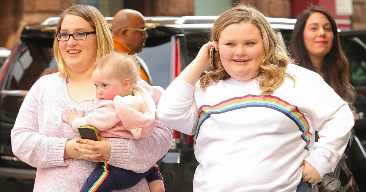 Honey Boo Boo med systern Lauryn Shannon och systerdottern Ella. FOTO: ULRA Lauryn Shannon, Ella Grace och Honey Boo Boo