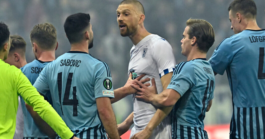 Lech Poznans Bartosz Salamon har lämnat ett positivt dopningsprov i samband med Coneference League-matchen mot Djurgården. Arkivbild. Poznanspelare dopad mot Djurgården
