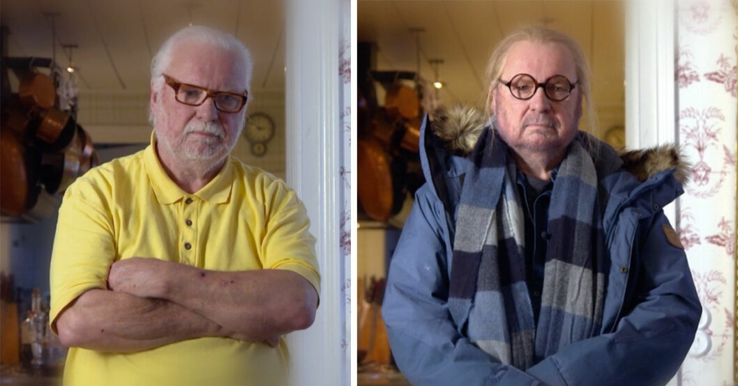 Leif till vänster och Leif som Lennart till höger.