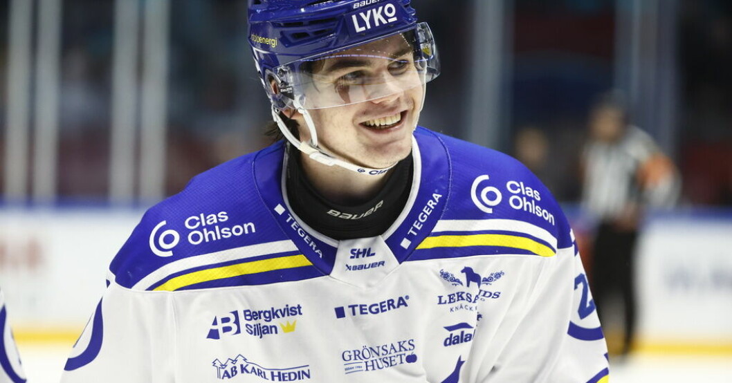 Leksands Lian Bichsel avgjorde borta mot Rögle. Arkivbild. Rögles olycka när Leksand vann drama