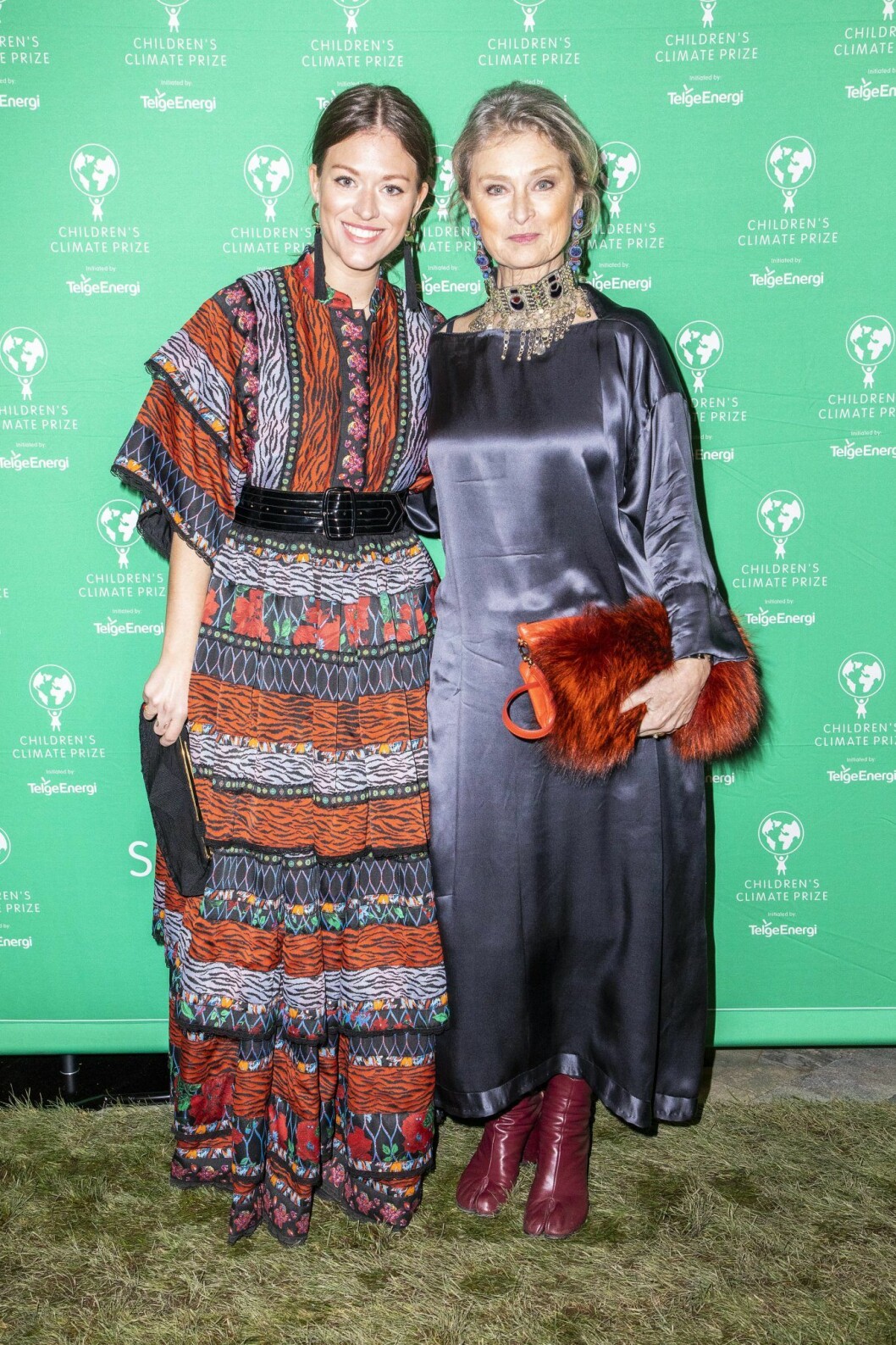 Lena Endre med dottern Rosanna Endre på Childrens climate prize award cermony 2018. Lena Endre med dottern Rosanna Endre