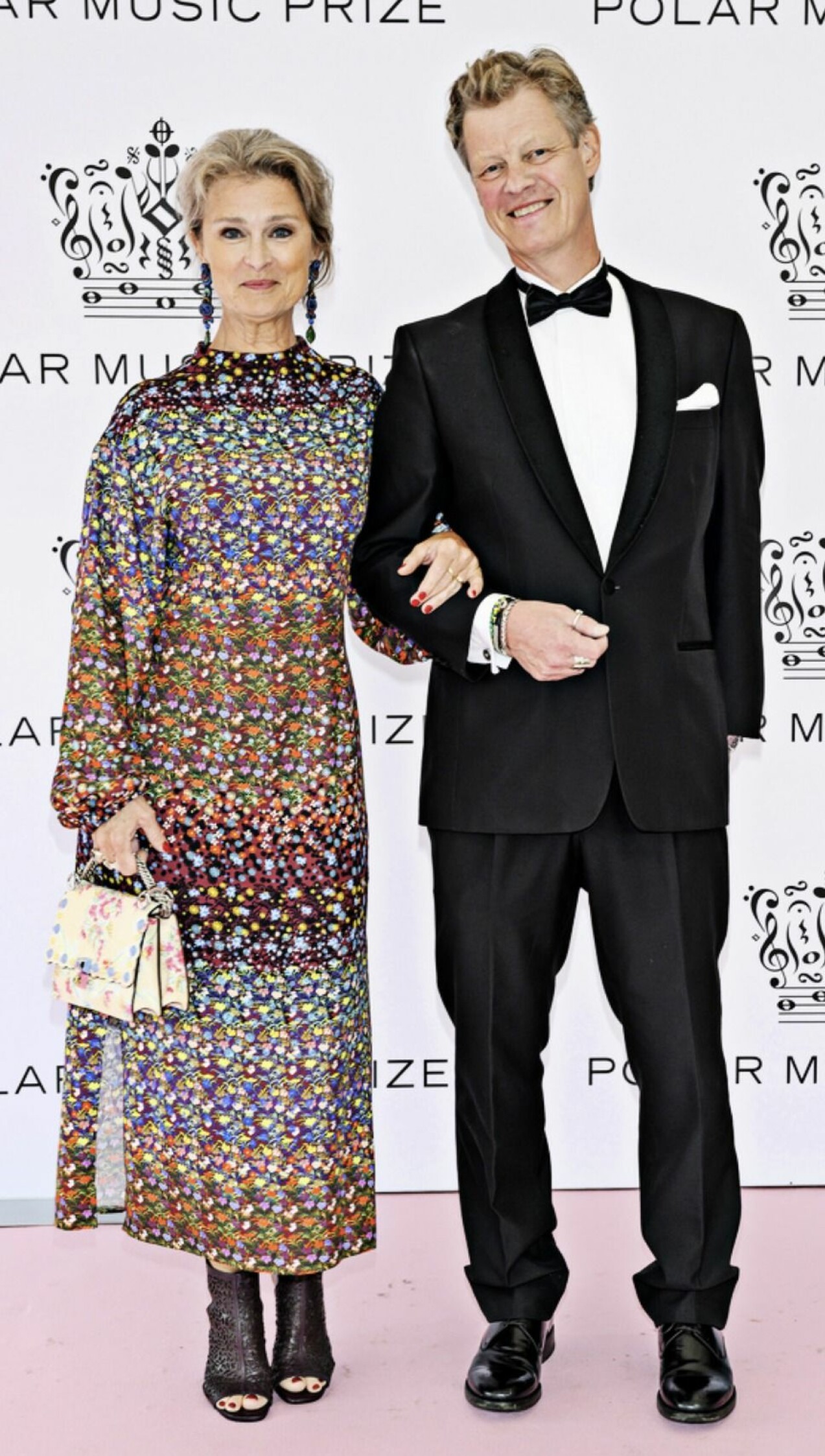 Lena Endre och Martin Wickström på röda mattan. Lena Endre och Martin Wickström på röda mattan