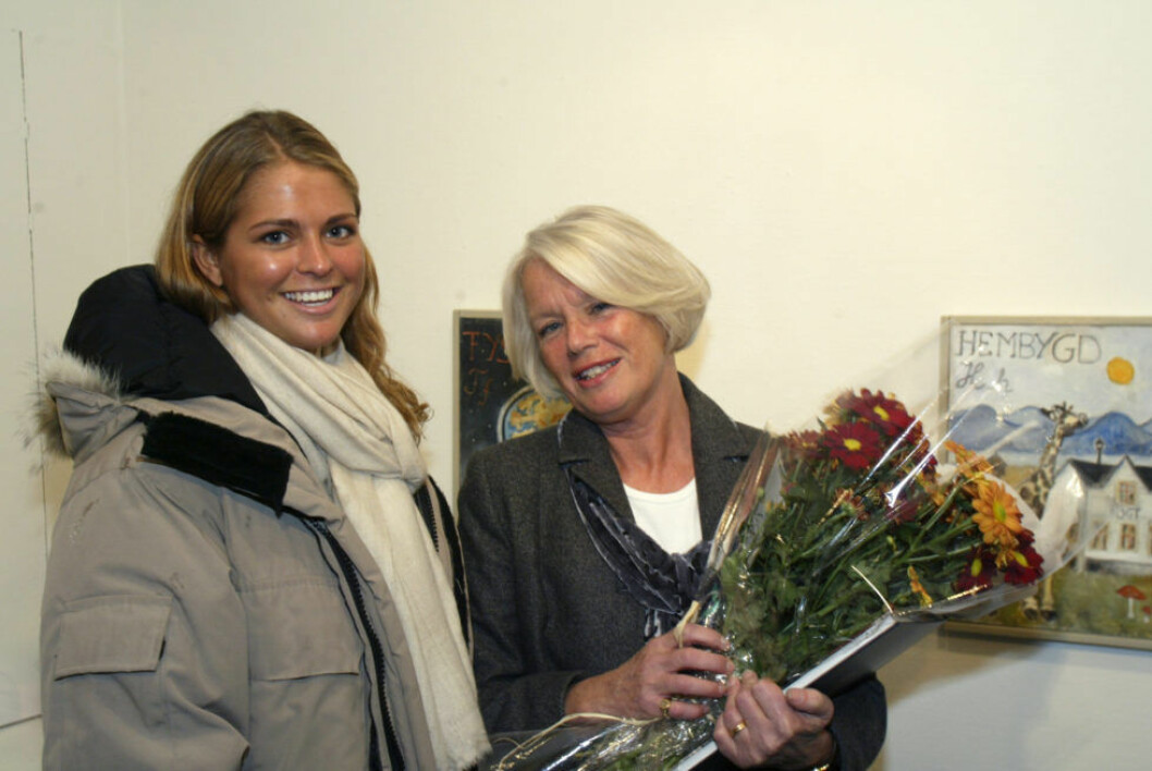 Lena Ramel och prinsessan Madeleine.