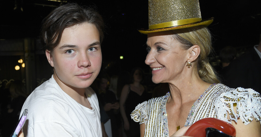 Leon var på plats i Let's dance-studion när hans mamma kammade hem vinsten. Leon Fahlén, Kristin Kaspersen