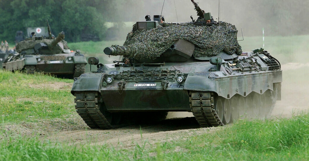 Leopard 1-stridsvagnarna ska främst användas i utbildning. Arkivbild. Danska stridsvagnar snart redo för Ukraina